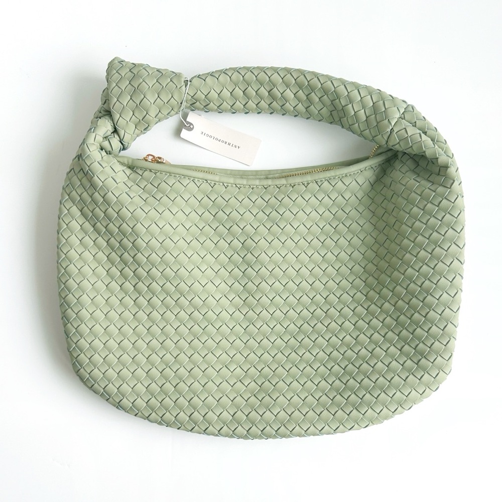 Anthropologie The Brigitte Satchel by Melie Bianco in Mint